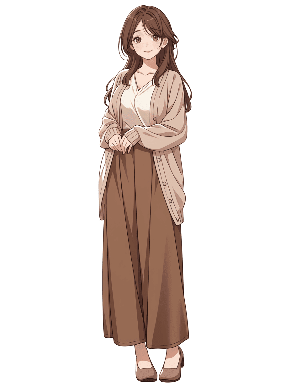 小林由奈の立ち絵